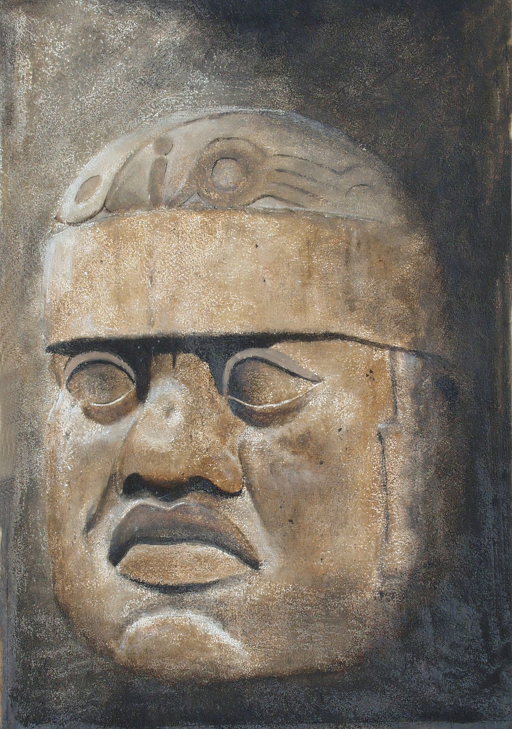 Schilderij Olmeek